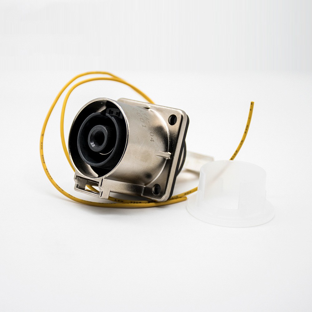 350A 插座 12mm 高压互锁连接器 1Pin 金属带母线 M10 螺纹孔