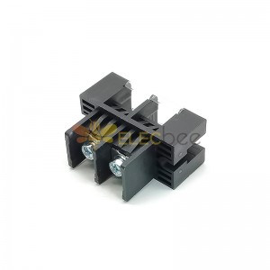 Feed Through Terminal Block 2 Pin 100A 600V 38mm2 Straight Panel Mount