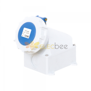 Wasserdichte Industriesteckdose 3Pin 32A 230V 2P+E IP67