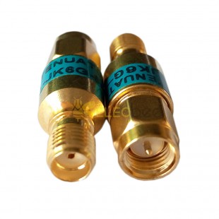 Gold-Plated Brass 2W 6G Attenuator Sma Male Plug To Sma Female Jack Rf Coaxial Attenuator 2W 0-6Ghz 50Ohm 1-30Db Connector 6db