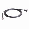 Cables Ethernet M12 X-Code de 8 pines en ángulo recto a RJ45 blindado High Flex 2M