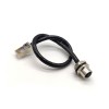 Industrielle Ethernet-Kabel M12 8-polige Buchse auf RJ45-Stecker 30 cm AWG24-Abschirmung A-Code