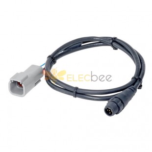 DT04-2P a M12 Macho 5Pin Cable Nmea2000 Can Bus Gps Antena Cable Longitud 1Meter