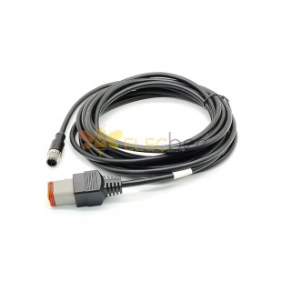 Dt06-6S To M12 Male 5Pin Nmea 2000 Cable 5 Meters