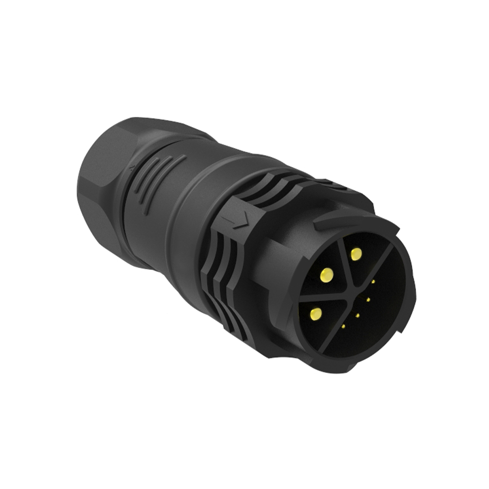 M25 self-locking Field Wireable Connector 12pin Straight Female Plug for cable AWG24