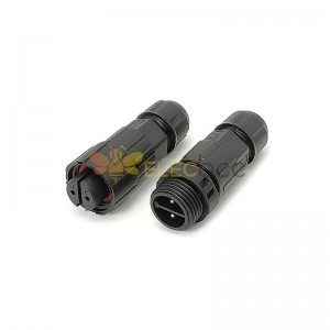 M16 2-Pin Screw Lock Waterproof Connector Male-Female Aviation Plug For Plant Light Dimming