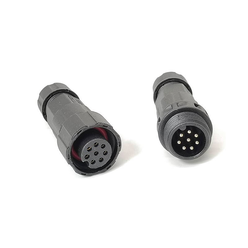 M16 Waterproof LED Power Connector IP68 8 Pin Male Female Plug Welding Electrical Wire Connector