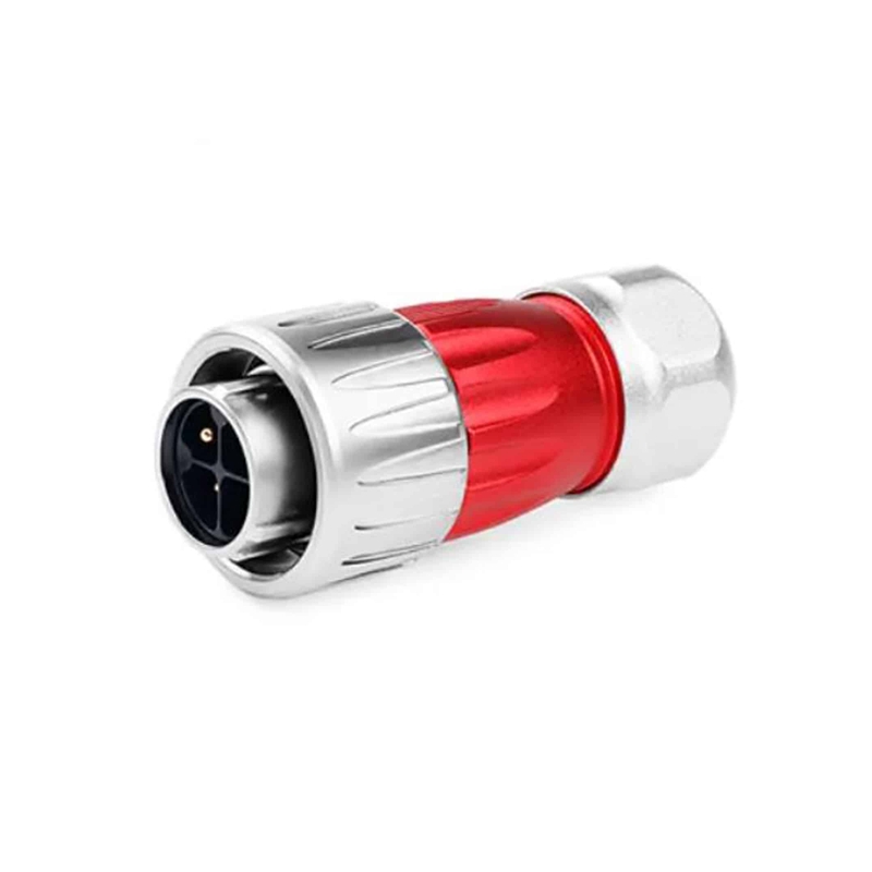 DH-20 power connector M20 4-pin male plug 500 V 20 A IP67 with barrier