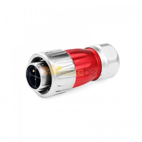 DH-20 power connector M20 4-pin male plug 500 V 20 A IP67 with barrier