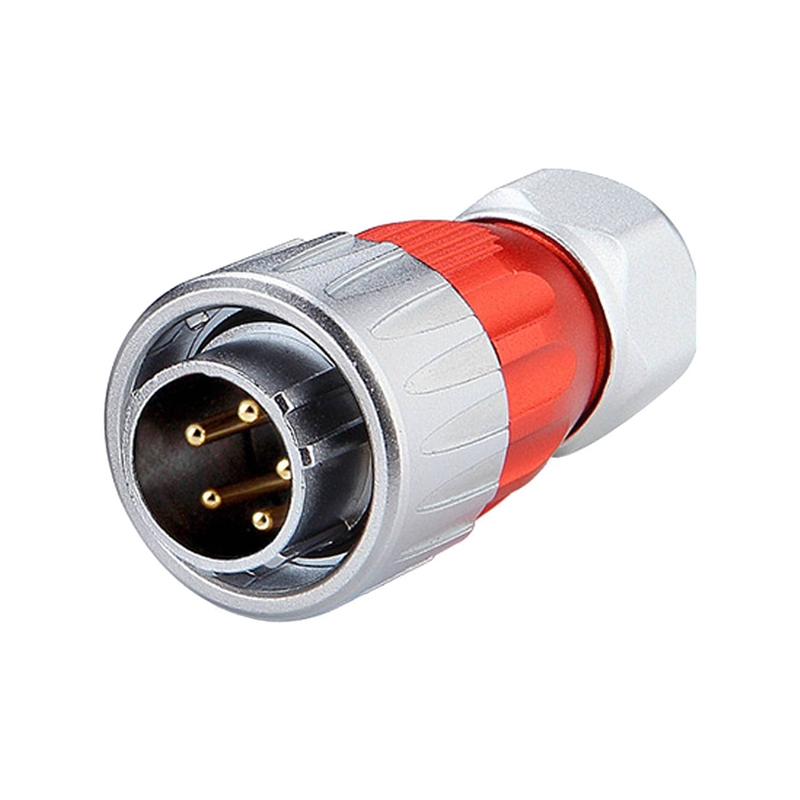 DH-20 power connector M20 5-pin male plug 500 V 12 A IP67