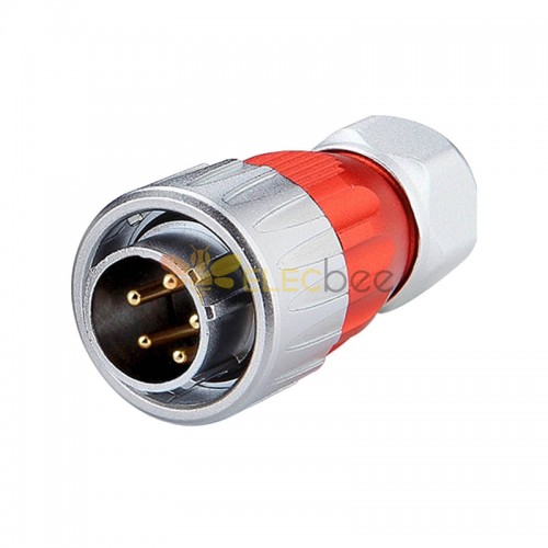 DH-20 power connector M20 5-pin male plug 500 V 12 A IP67