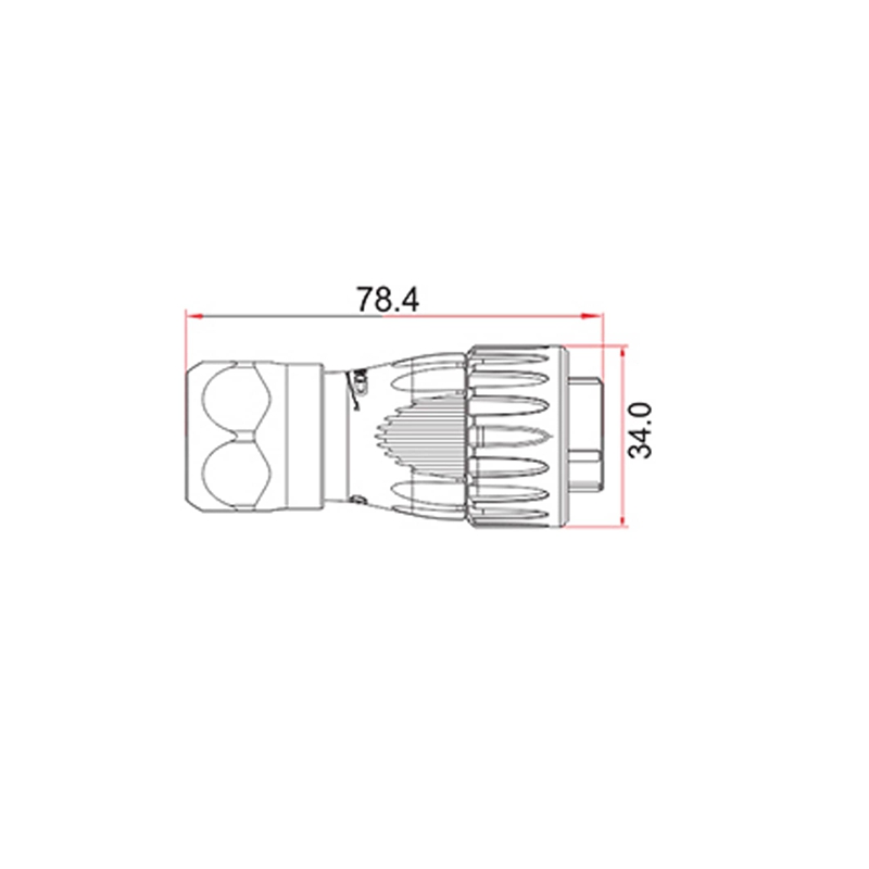 3m DH-24 fiber optic cable LC singlemode IP67