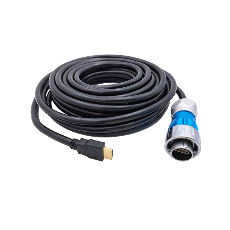 DH-24 HDMI cable ELECBEE to HDMI male 10 m IP67