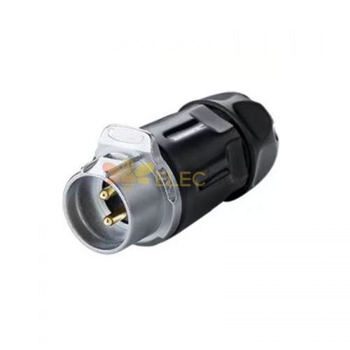 LP-20 power connector M20 2-pin male cable plug 500 V 20 A IPX8