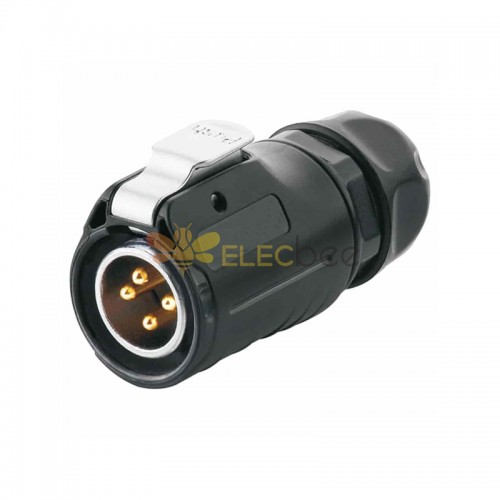 LP-20 power connector M20 4-pin male plug 500 V 20 A IPX8