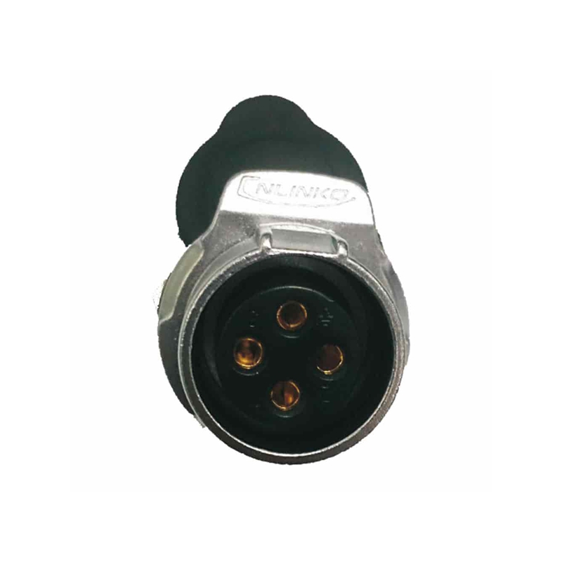 LP-20 power chassis connector M20 4-pin female round 500 V 20 A IPX8