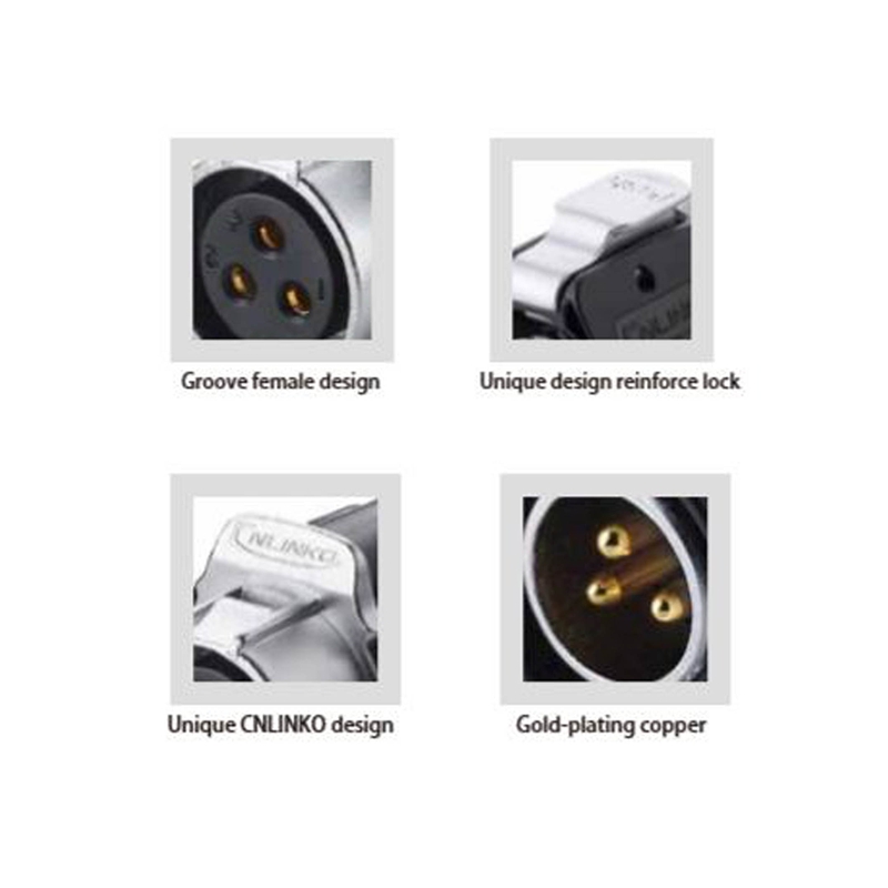 LP-20 power connector M20 2-pin female cable plug 500 V 20 A IPX8