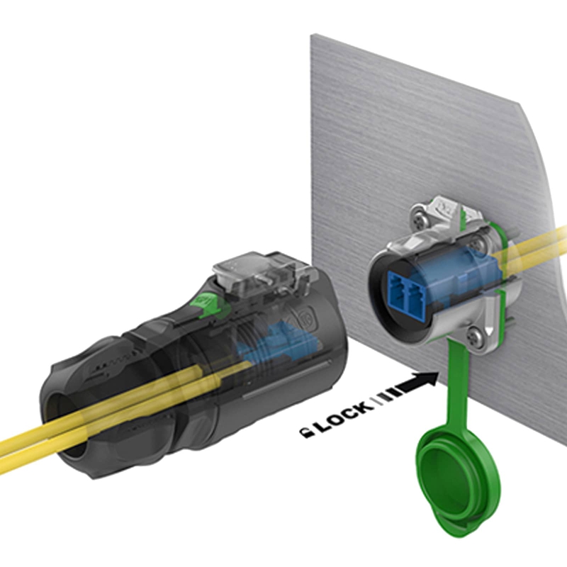 LP-24 fiber optic cable LC Duplex 200 Meter Singlemode ELECBEE