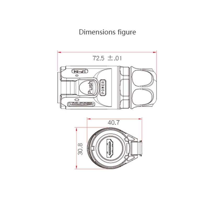 LP-24 HDMI Cable ELECBEE to HDMI 5 m IP67