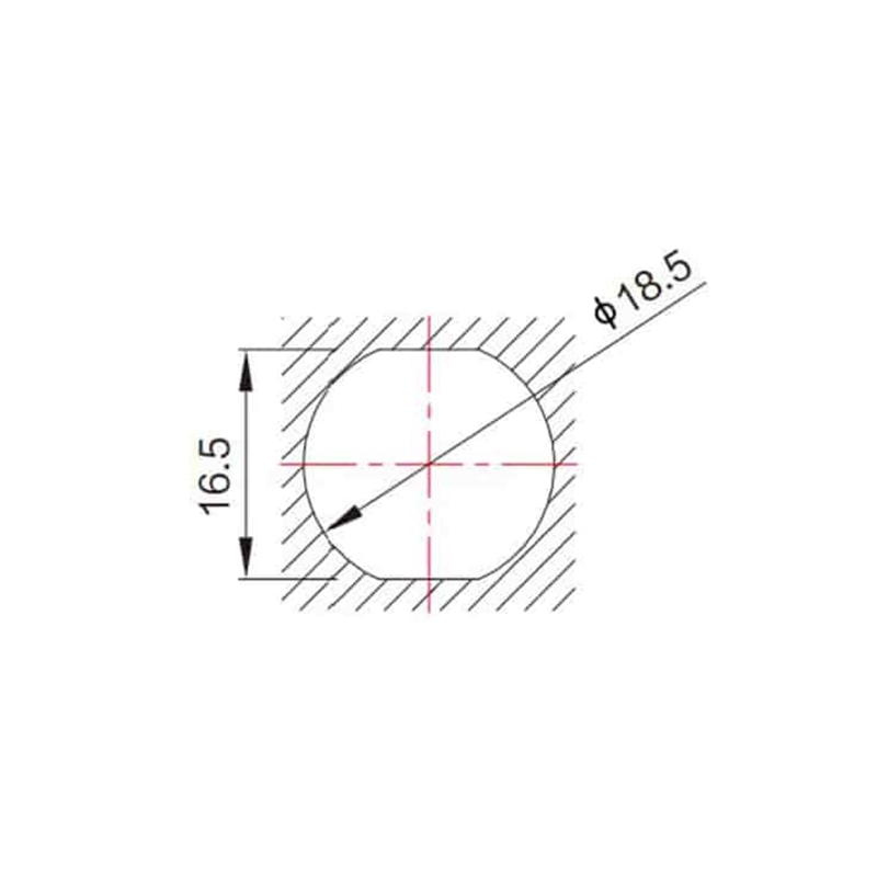 LP-16 Data USB C 3.1 metal panel mount socket round IP68