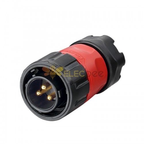 YM-20 power connector M20 3-pin male plug 500 V 20 A IP67