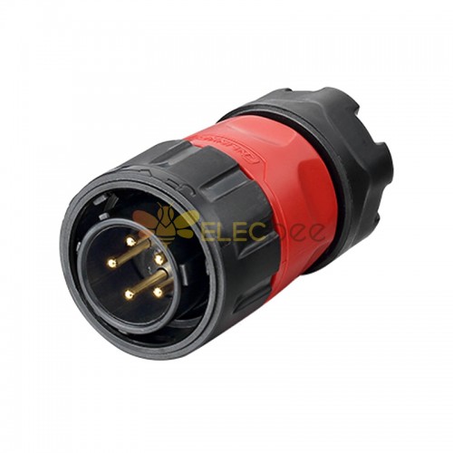 YM-20 power connector M20 5-pin male plug 400 V 12 A IP67