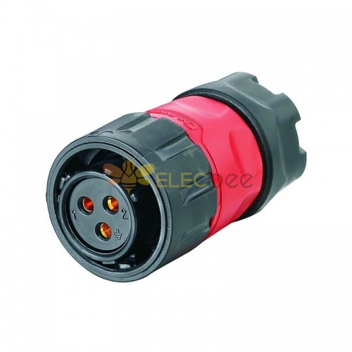 YM-20 power connector M20 3-pin female plug 500 V 20 A IP67