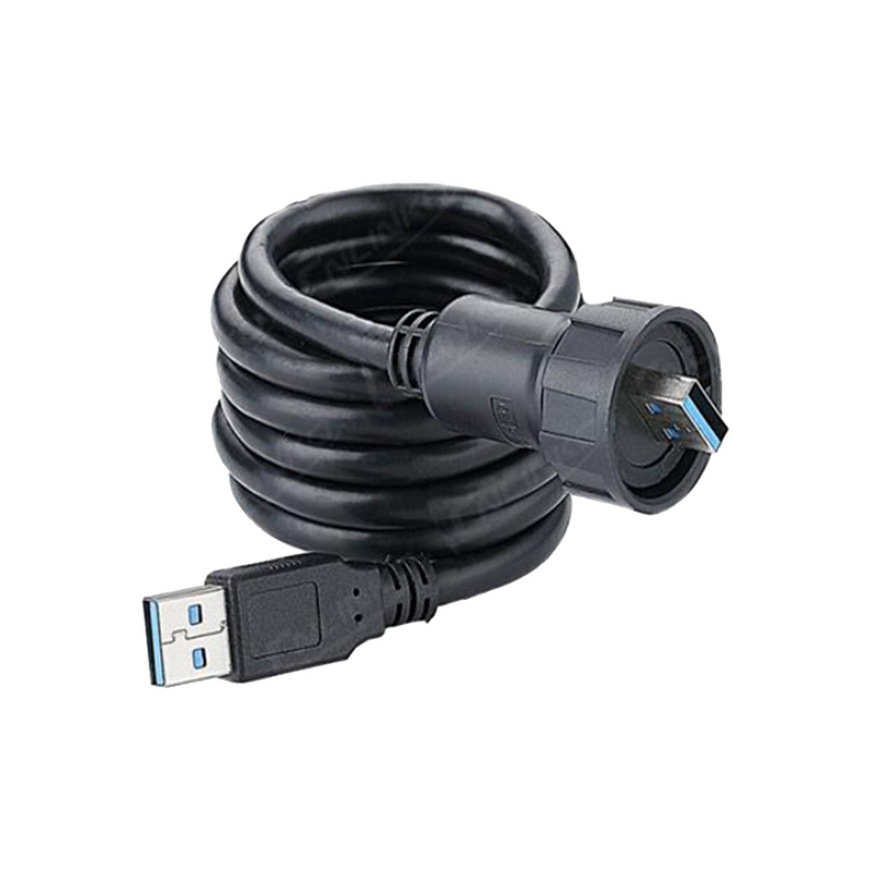 YU-Data USB 3.0 Cable Typ A male to Typ A male 1 m IP67