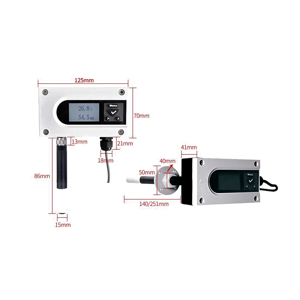 EB-JWSH-515S Wall-mounted High-precision Temperature and Humidity Transmitter