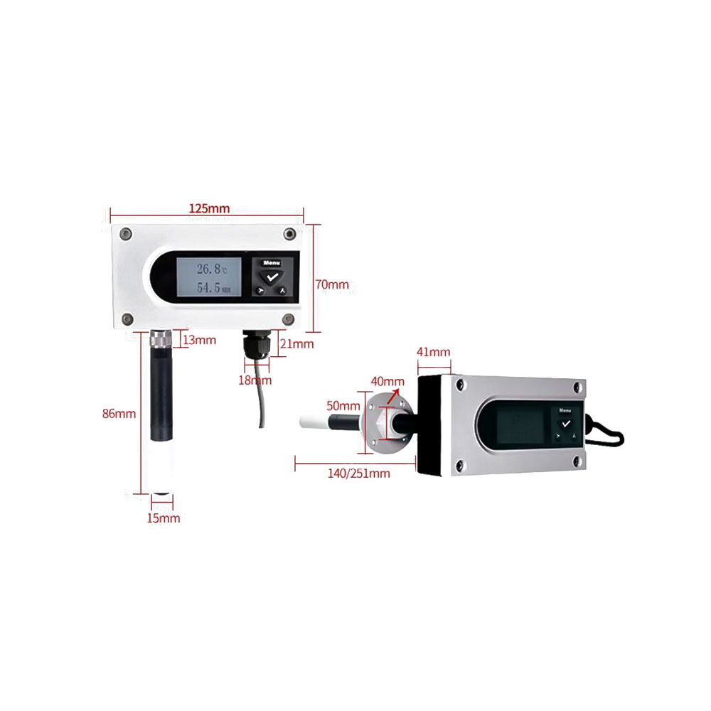 EB-JWSH-517S Pipe type High-precision Temperature and Humidity Transmitter