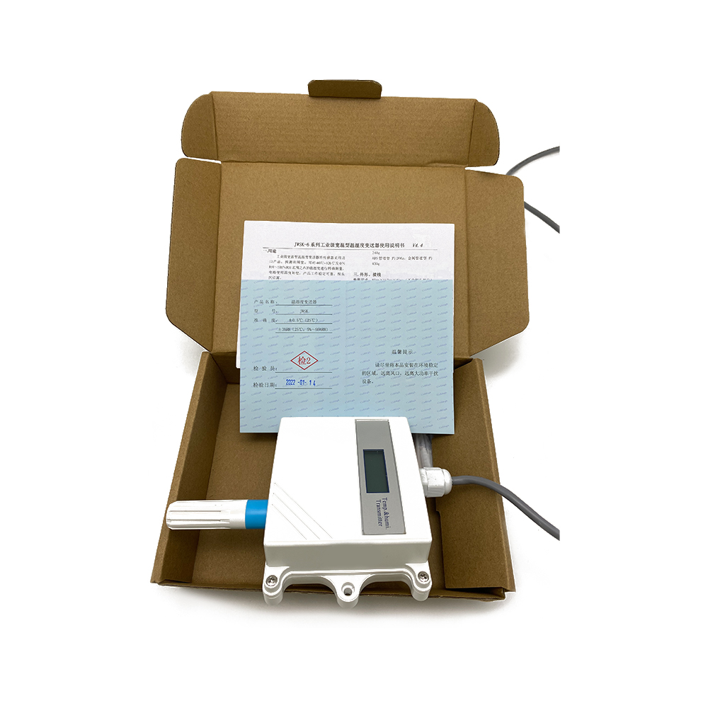 EB-JWSK-6-WM جهاز إرسال درجة الحرارة والرطوبة بدرجة حرارة صناعية مثبت على الحائط