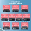 1000M Industrie-Switches 1/4/8/16Port SPF Netzwerk-Switch PoE-Switch Netzwerk-Switch Ethernet-Switch Ethernet