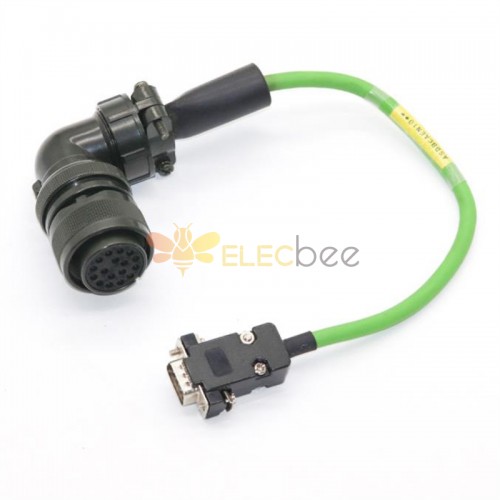 Flexibler Kabelbaum für 400-W-750-W-Motoren EB-ASD-BCAEN0003 Biegebeständiges Servo-Encoder-Kabel für DELTA