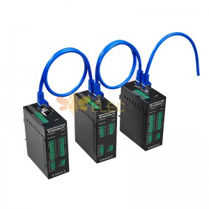 8 digitale Eingänge und 8 digitale Ausgänge, Dual-Ethernet-I/O-Modul für die Fernüberwachung EB-M140E