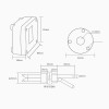 Kanalluftgeschwindigkeitsmessgerät Sensor 0-30 M/S -40-200 °C Windüberwachung Sender Hohe Präzision Hochtemperaturbeständig RS4850-10 4-20 Signalausgang