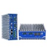 Fanless Mini Desktop Industrial Computer J1900 Rail with GPIO Fanless TPM RS232/RS485 Serial Port Control Computer