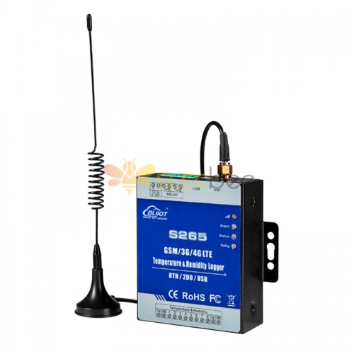 GPRS Temperatur Datenlogger Luftfeuchtigkeit Fernbedienung SMS Anruf Alarm Sicherheit Alarm System IOS Android APP S265