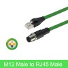 Industrielle Automatisierung Feldbus M12-Stecker auf Stecker RJ45-Ethernet-Kabel, Elecbee Profinet-Kabelsystem für Außendienste