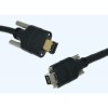 Hochflexibles Kabel für Industriekameras, 1394 Firewire-Schnittstellenanschluss, gerader Winkel mit Verriegelung, 1394A auf B-Datenkabel, 1 m, 3 m, 5 m