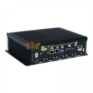 J1900 Embedded Industrial Control Host Closed Dust-proof Industrial Computer Multi-serial Port