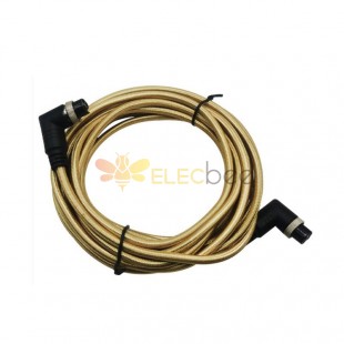 M16 External Braided Outdoor Waterproof Aviation Head Connecting Cable Automobile Terminal Led Connecting Harness