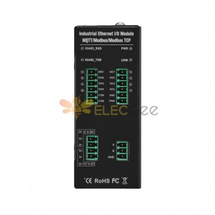 Modbus Dual Ethernet I/O Module for Remote Monitoring EB-M120E