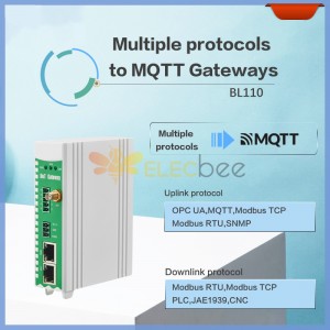 Modbus RTU TCP to OPC UA MQTT Modbus TC RTU industrial protocols gateway ThingsBoard 4G ethernet wifi EB-BL110