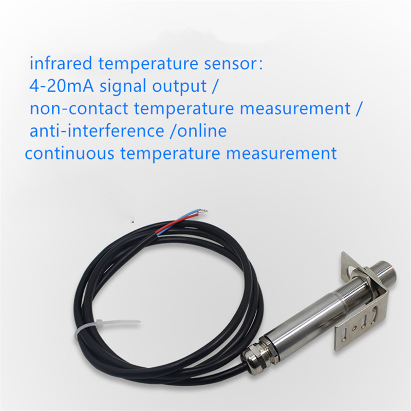 Berührungsloser Temperatursender Industrieller Infrarot-Temperatursensor Anti-Interferenz-Infrarot-Sensorsonde 4-20-mA-Sensor