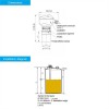 Berührungsloser automatischer Langstrecken-Ultraschall-Wasser-Feststoff-LPG-Füllstandsensor für Tanks