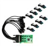 PC-Peripherie-Controller-Karte I/O-Serie mit USD3.1 3.0 2.0 und I8 seriellem Anschlusskabel RS485 Desktop PCI-E auf RS232 RS422-Adapterkarte