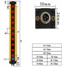 Sicherheitsgitter, Sicherheitslichtvorhang, Sensor, entgegengesetzter Infrarotdetektor, Gitterstanze, fotoelektrische Schutzvorrichtung