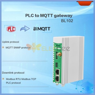 Elecbee PLC to MQTT ThingsBoard Delta industrial protocols smart conversion gateway modbus RTU TCP awsIoT support 4G ethernet wifi Bliiot EB-BL102