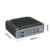 Vision Camera Industrial Control Computer i3/i5/i7 6200U Embedded Silent Rapid Heat Dissipation Multi Serial Port RS485 with WIFI