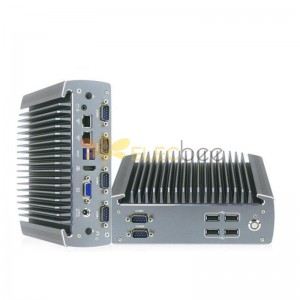 Vision Camera Industrial Control Computer i3/i5/i7 6200U Embedded Silent Rapid Heat Dissipation Multi Serial Port RS485 with WIFI